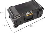 Vault by Pelican - V525 Case with Padded Dividers for Equipment, Electronics Gear, Camera (Black) V525Wd