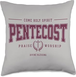Pentecost Holy Spirit Christian Religious Catholic Event Throw Pillow