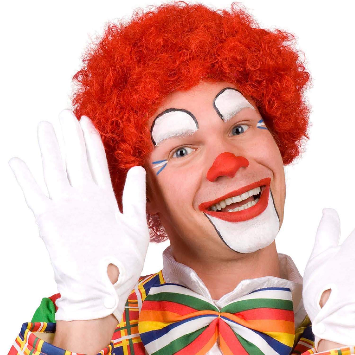 Vrolijke Geel Rode Clown Kostuum Man ==> Feestwinkel XL