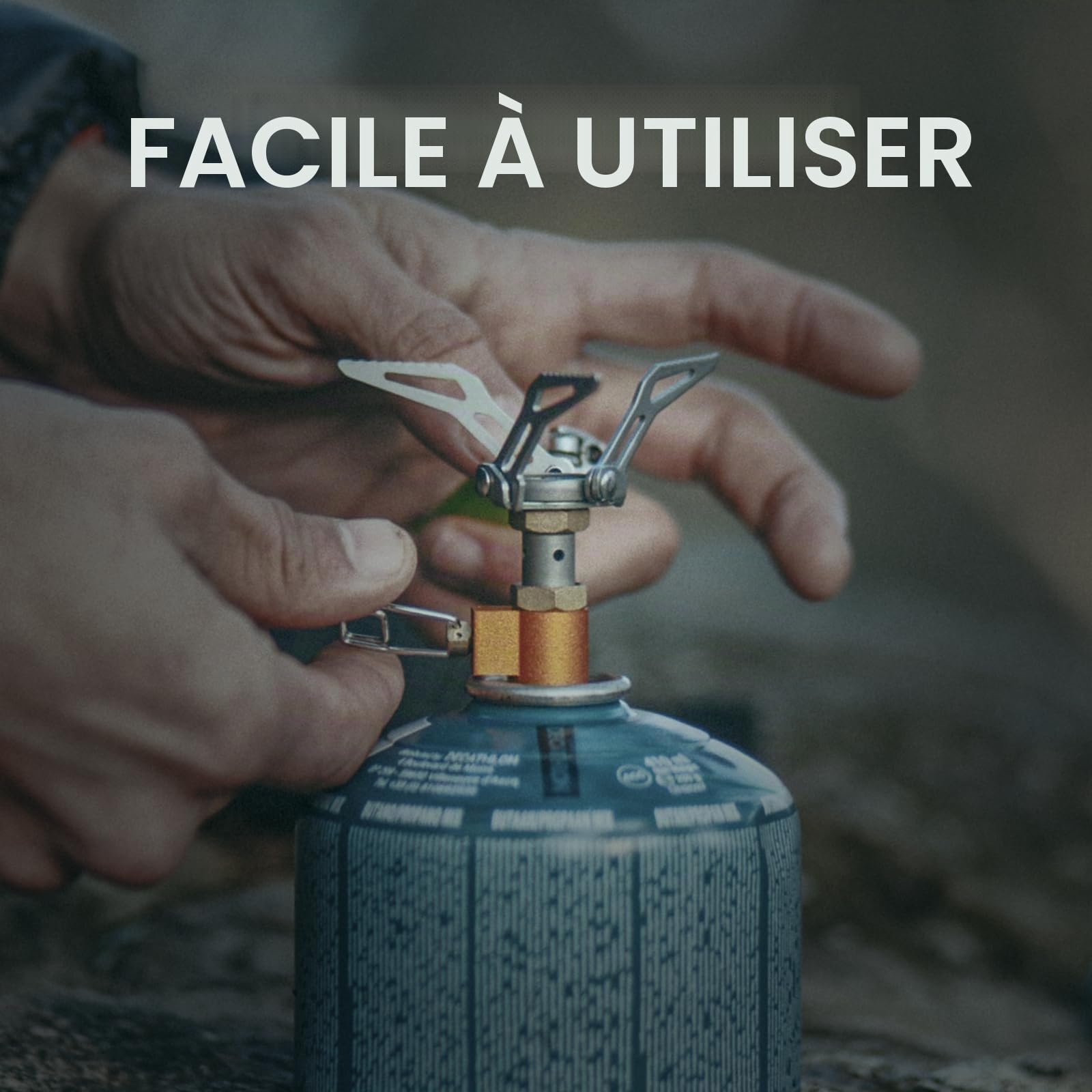 Fire-Maple Mini Poêle de Camping en Titane Ultraléger Portable à Gaz pour l'extérieur Pique-nique Excursion FMS-300T