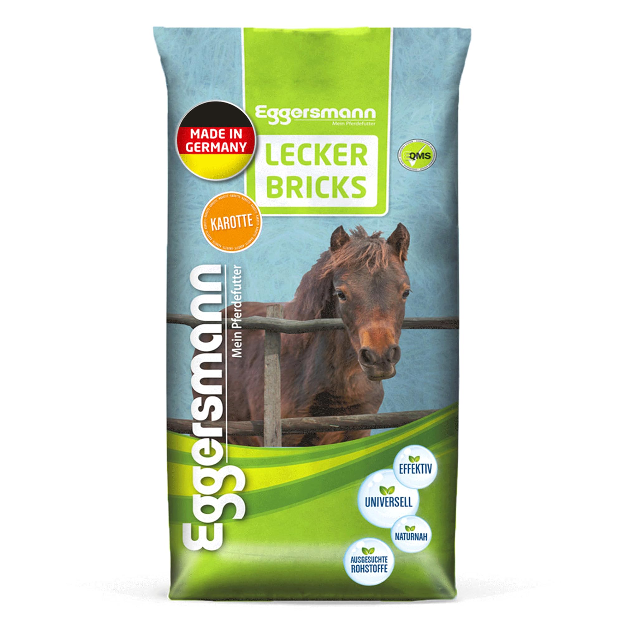 Eggers Muñeco Sabroso Bricks Zanahoria para Caballos, 1 Unidades (1 x 25 kg)