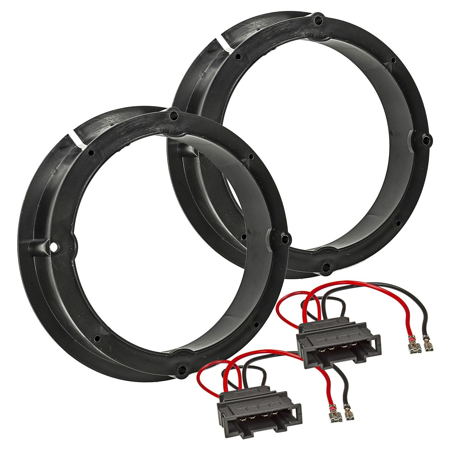 tomzz Audio 2857-001-1 adapter + kabel kompatybilny z VW Golf 4 Passat 3B BG Polo 9N 165 mm DIN g?o?niki, para