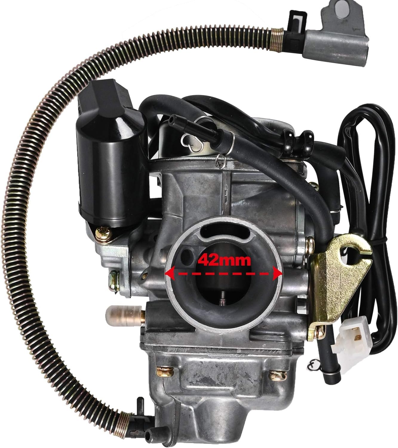 GY6 125 cc 150 cc carburador para motores de 4 tiempos, Elektrochoke, Scooter, ATV, Go Kart, 152QMI, 157QMJ, con filtro de aire, colector de admisión, PD24J carburador de 24 mm