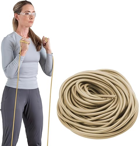 THERABAND Professional Latex Resistance Tubing for Upper Body, Lower Body and Core Exercise, Rehab, and Conditioning
