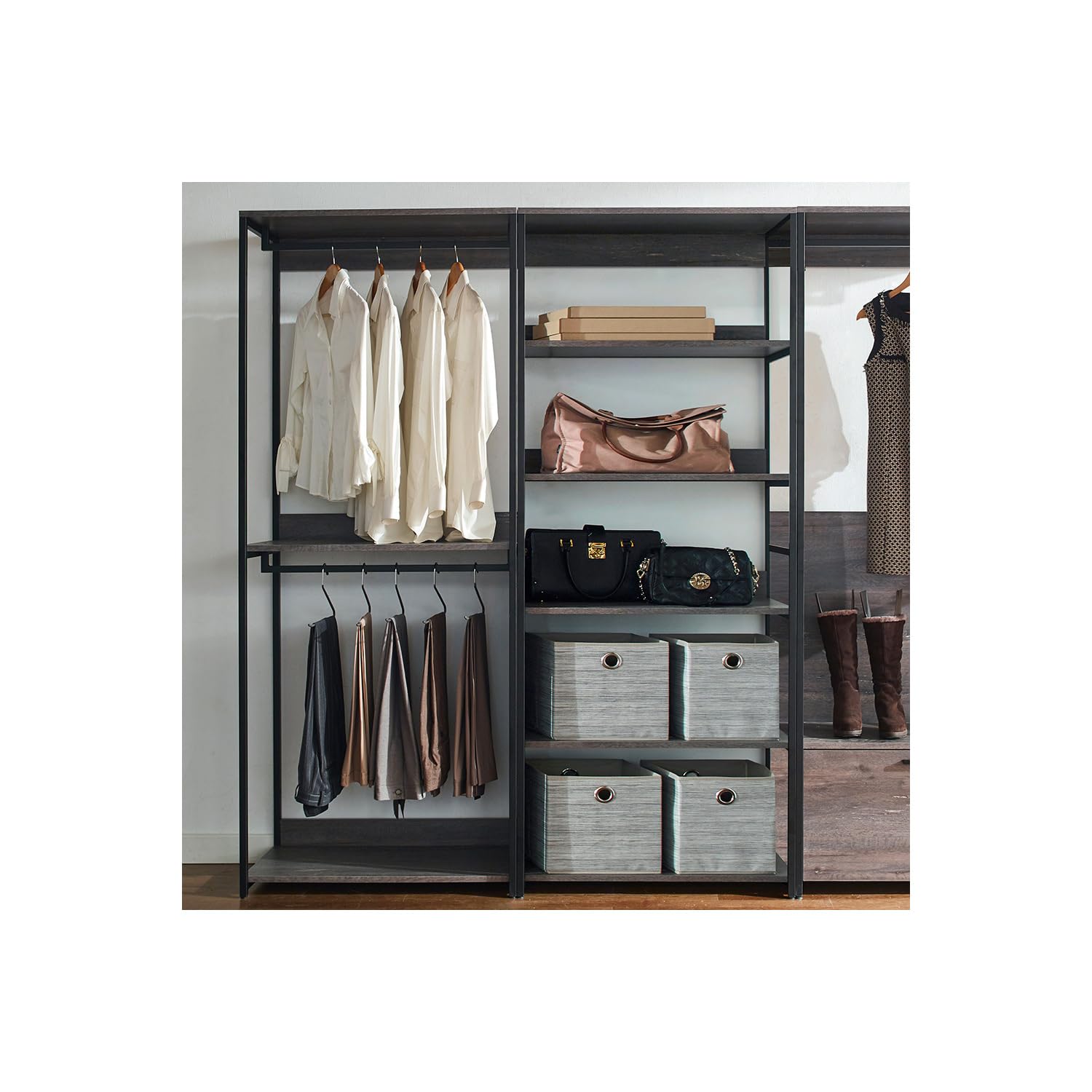 Klair Living Monica Wood Walk-in Closet System