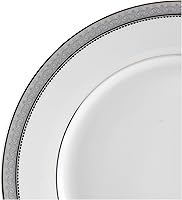 Vista 3 de Mikasa Platinum Crown Rim - Plato de sopa (blanco), color blanco