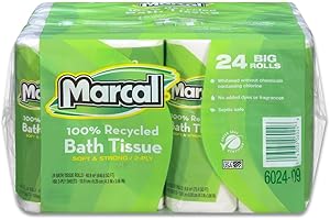 Marcal Toilet Paper: Soft, Sustainable, Eco-Friendly 6 Count