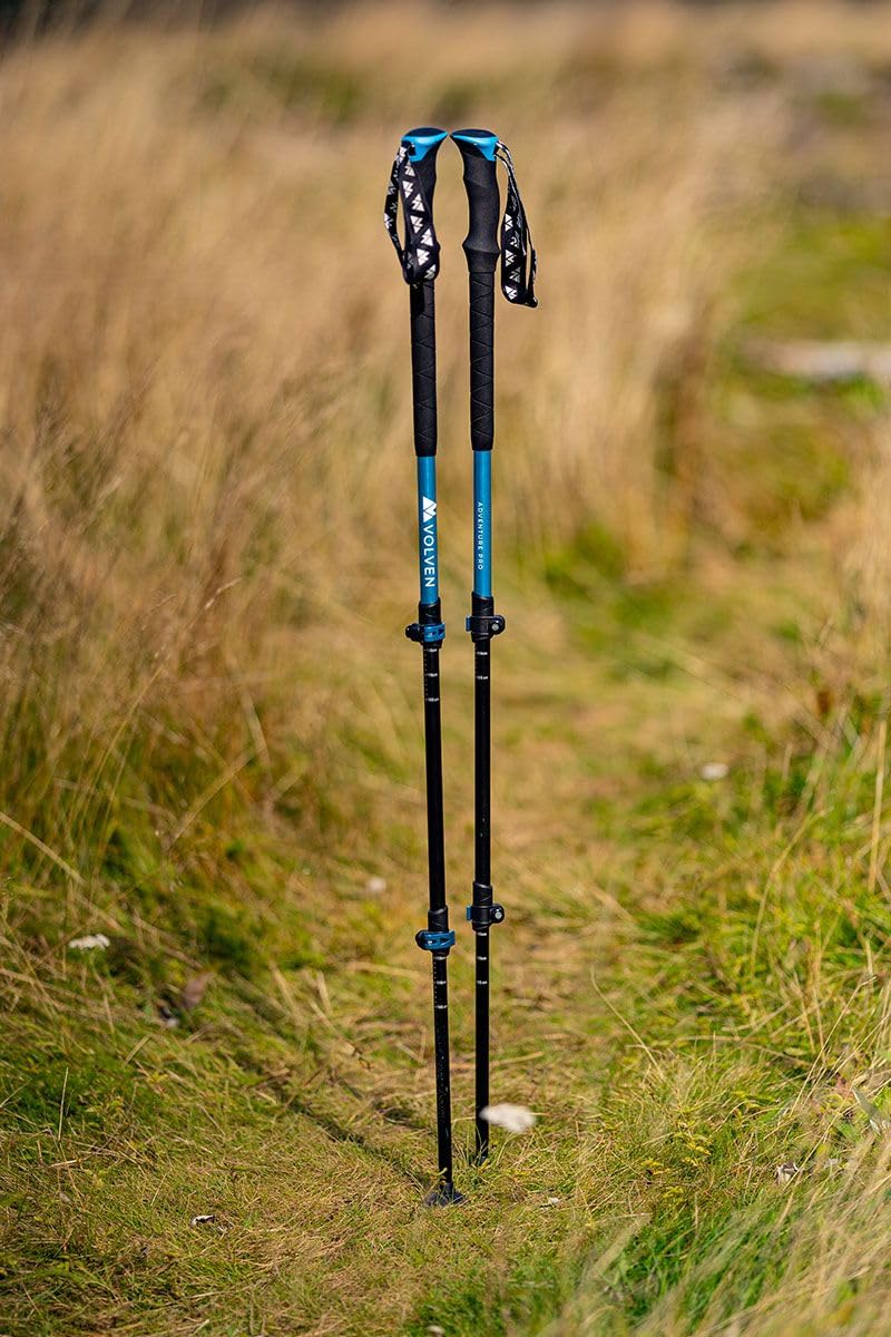 Kije trekkingowe Adventure Pro - Niebieski