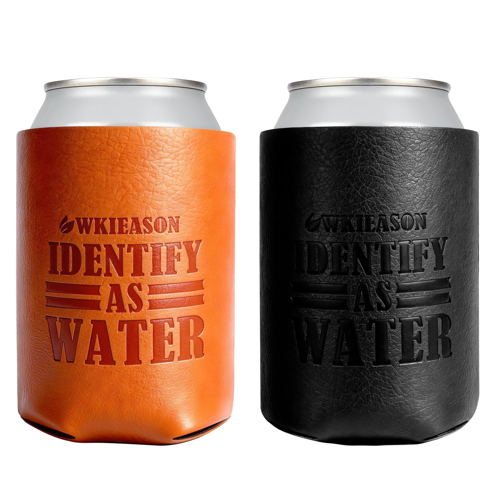WK ieason 12OZ Standard Can Cooler Beer Can Coolie for Dad Gift