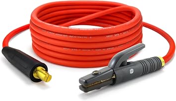 SUA - ULTRA FLEX - 200 Amp Welding Electrode Holder Lead Assembly - LC40 Connector - #2 AWG 100% Copper Cable 15 FEET