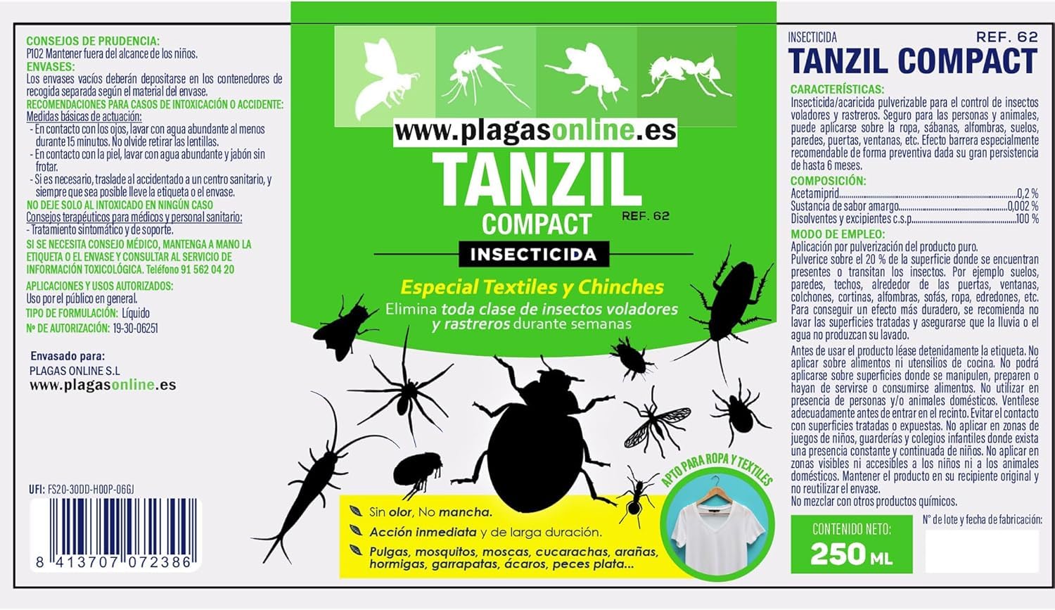 Como Eliminar Chinches de cama Pack Productos | Bombas descarga total | Insecticida Especial Tejidos (Elimina Pulgas, Chinches y Ácaros)