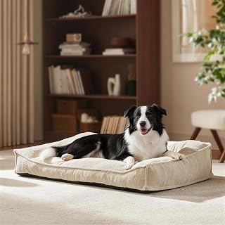 FURTIME Orthopedic Dog Bed Medium Size Dog, Extra Washable Dog Couch 35"