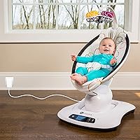 Vista 4 de Cable de alimentación de repuesto para 4moms Mamaroo 2/4, RockaRoo Baby Swing 12V 3A adaptador de corriente alterna cargador de cable de 6.6 pies
