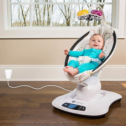 Miniatura 4 de Cable de alimentación de repuesto para 4moms Mamaroo 24, RockaRoo Baby Swing 12V 3A adaptador de corriente alterna cargador de cable de 6.6 pies