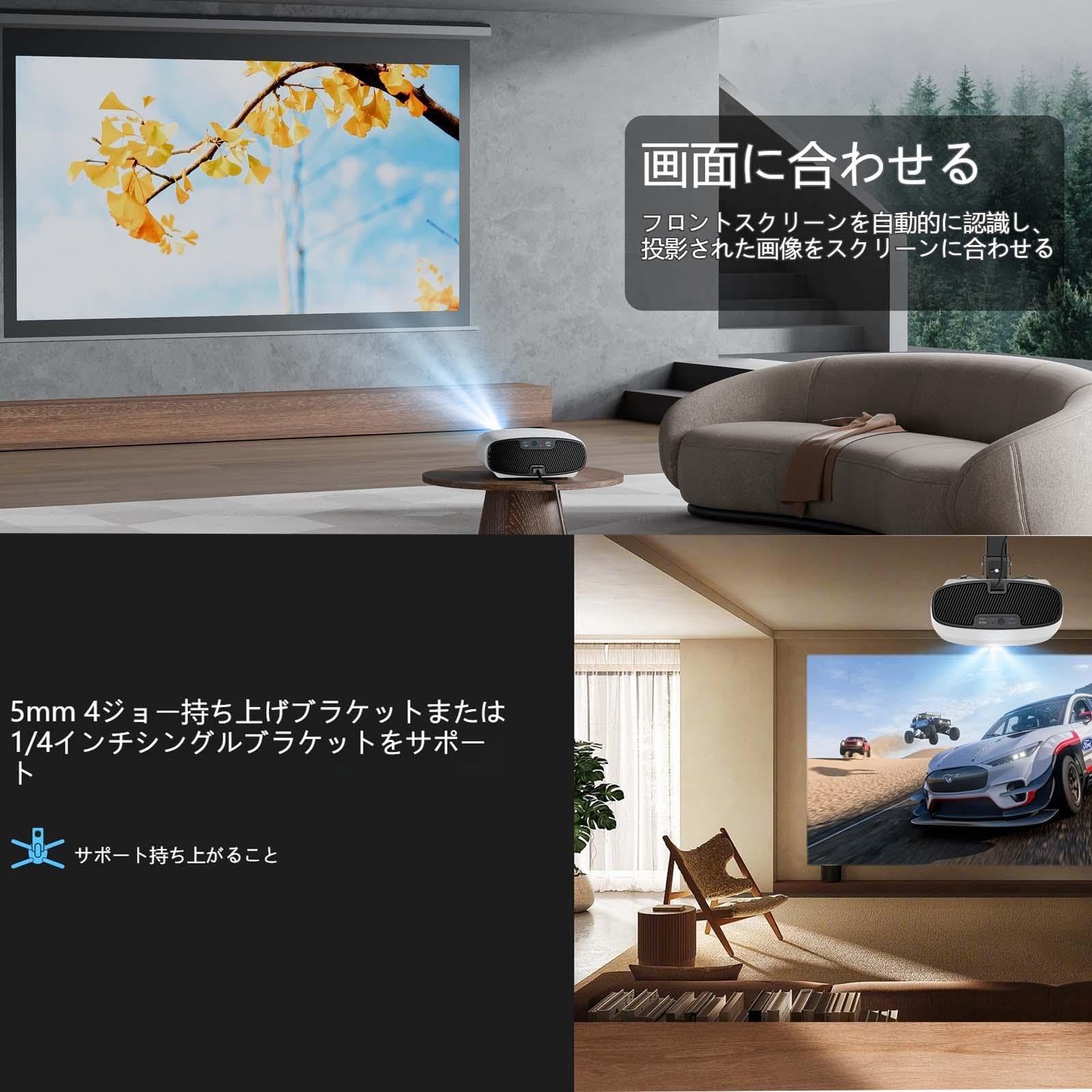 Amazon.co.jp: 【 高輝度50000LM 1300ANSI 天井吊り対応 GoogleTV