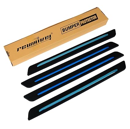 Rewaive Car Bumper Scratch Guard | Car Bumper Protector, Bumper Guard Compatible with All Cars | Set 4