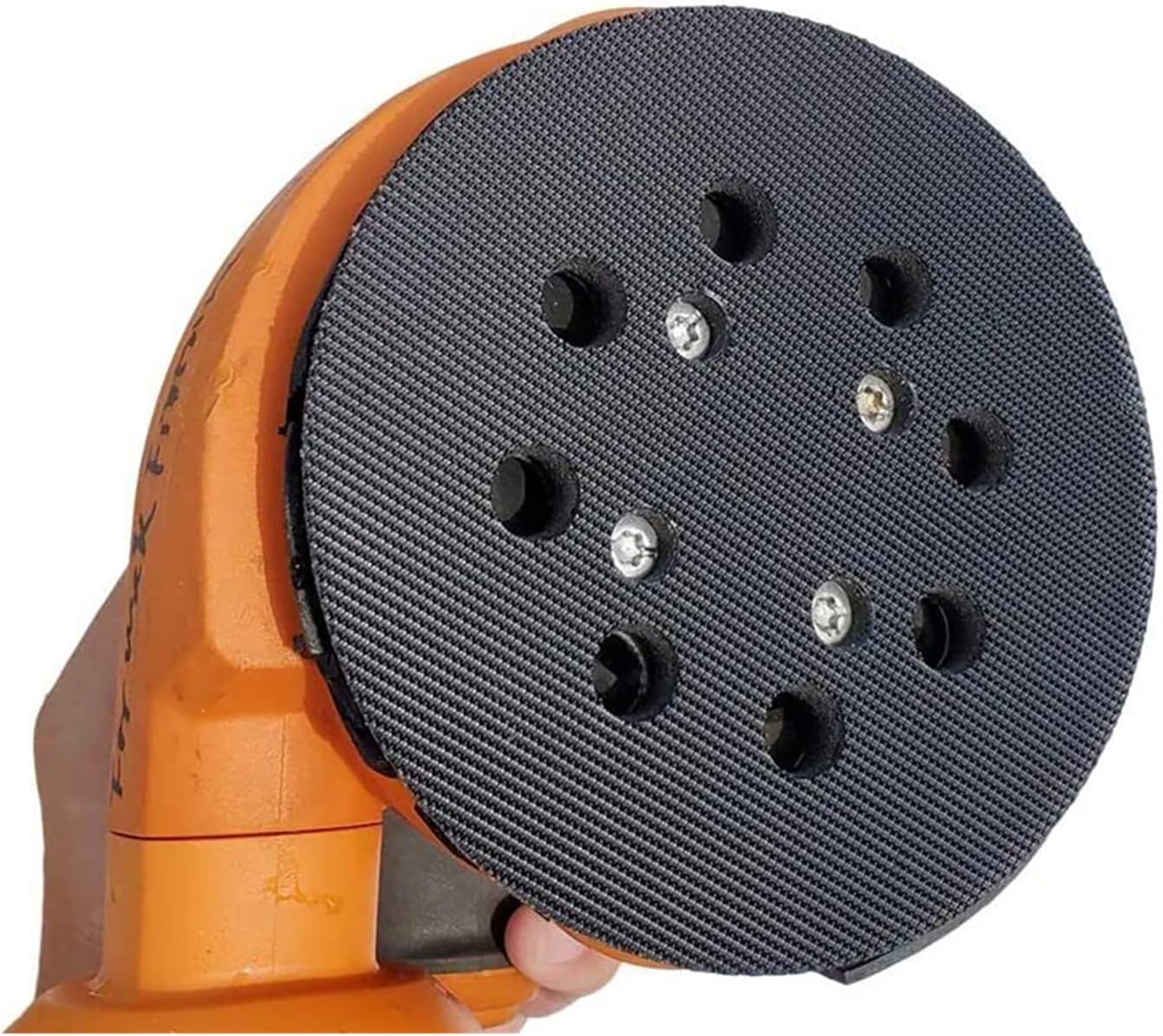 MOUDOAUER 5 Inch Sander Pad, Replacement 4 Hole Hook and Loop Orbital Sanding Pads with 4 Screws Hole for 5 inch 4 Screw Holes Sander