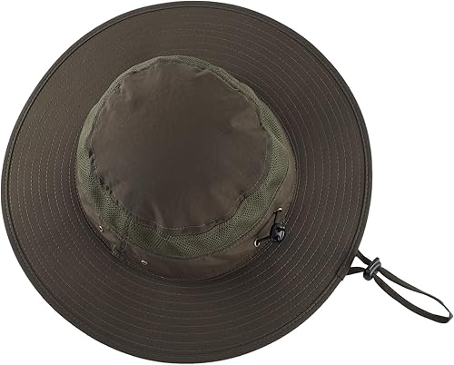 Miniatura 3 de Home Prefer Mens Sun Hat UPF 50 Wide Brim Bucket Hat Windproof Fishing Hats