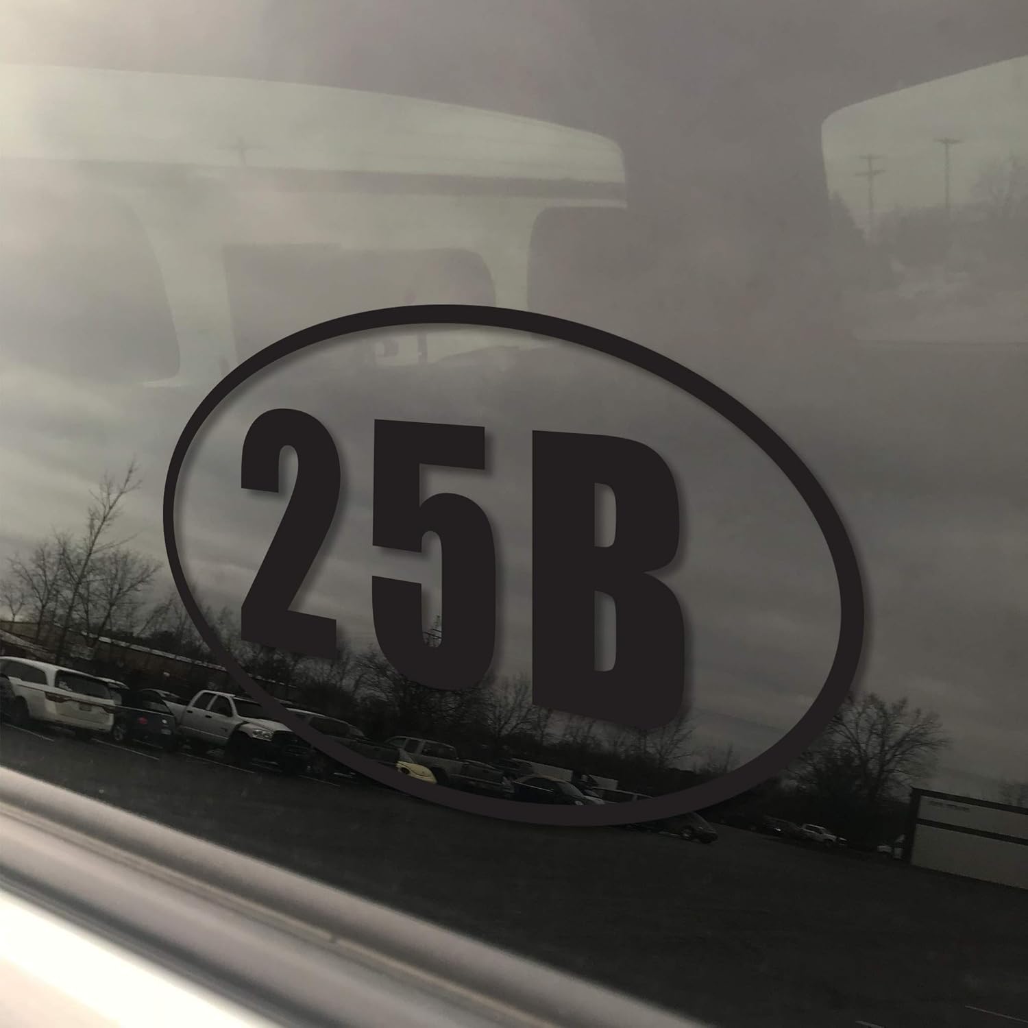Oval MOS 25B Information Systems Operator Analyst Window Decal. Free Lifetime Replacement. 3" x 5" Heavy Duty Die Cut Vinyl Veteran Bumper Sticker. (Green, 50)