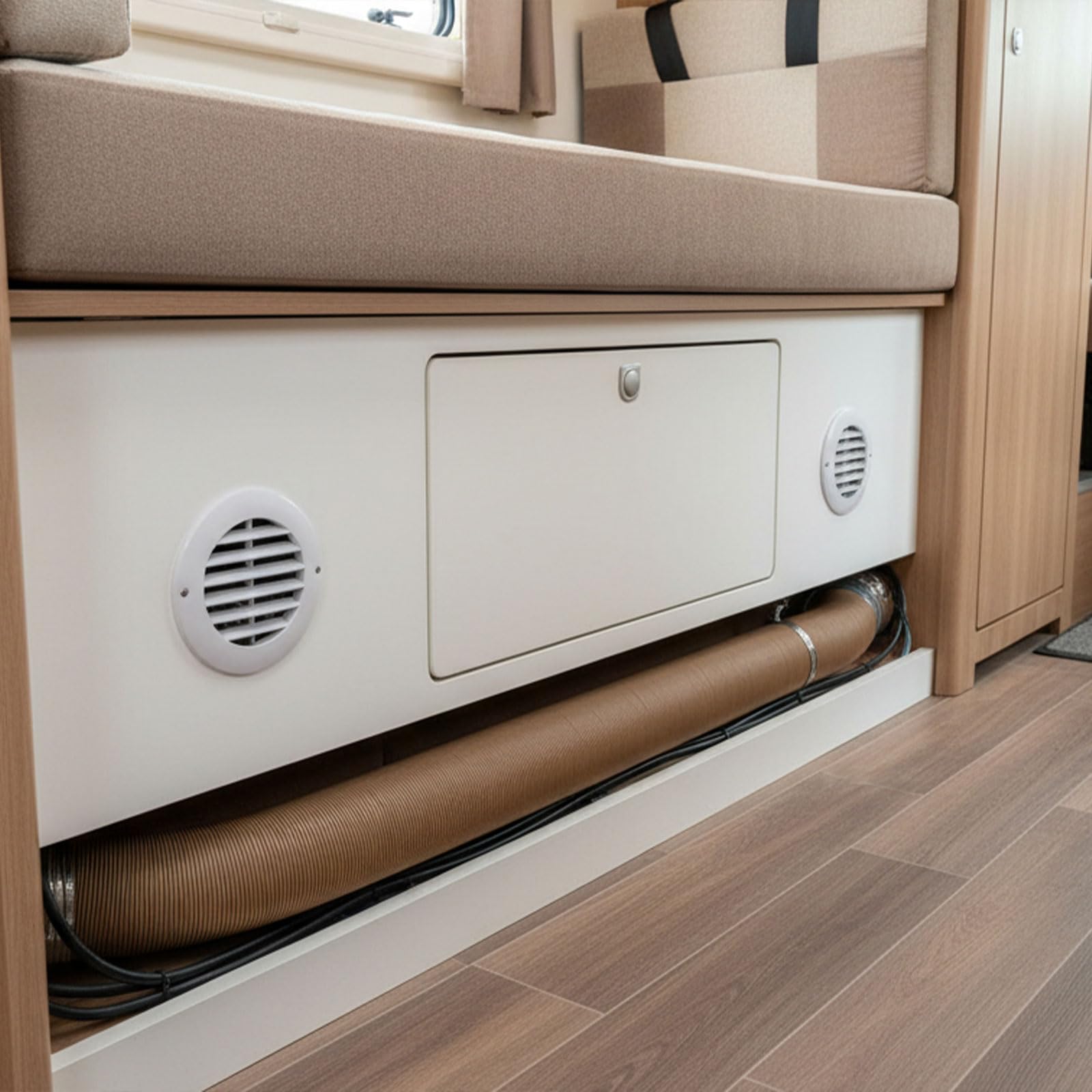 Tubo aislante, 65 mm, color beige, 1-10 metros (3 metros)