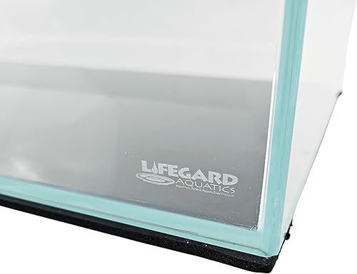 Miniatura 7 de Acuario sin montura de vidrio con bajo contenido de hierro de 5 galones, 0.197 in - (14.17" x 8.66" 10.24")