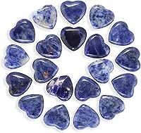 Vista 14 de 20 paquetes de piedras de amatista natural pulidas pulidas y cristales de corazón, cristales y piedras curativas de cuarzo a granel para Wicca