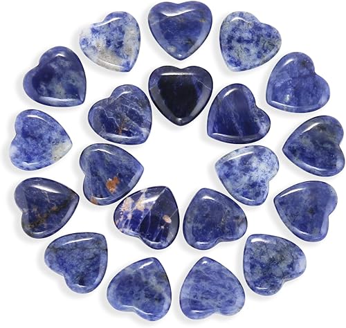 Miniatura 14 de 20 paquetes de piedras de amatista natural pulidas pulidas y cristales de corazón, cristales y piedras curativas de cuarzo a granel para Wicca