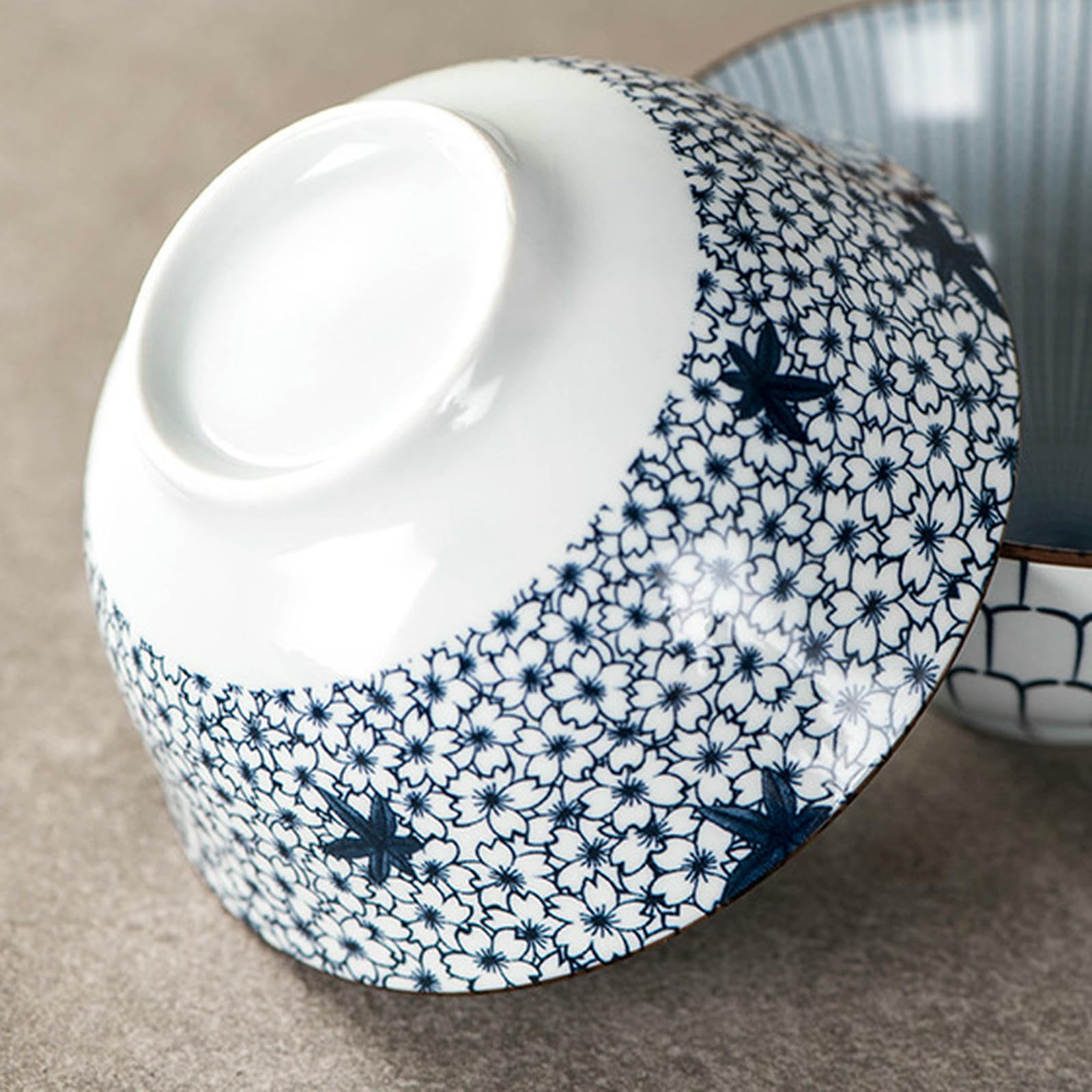 Miski i talerze w stylu japońskim w stylu vintage, ceramiczna, kreatywna, minimalistyczna zastawa stołowa - talerz do zupy z makaronem