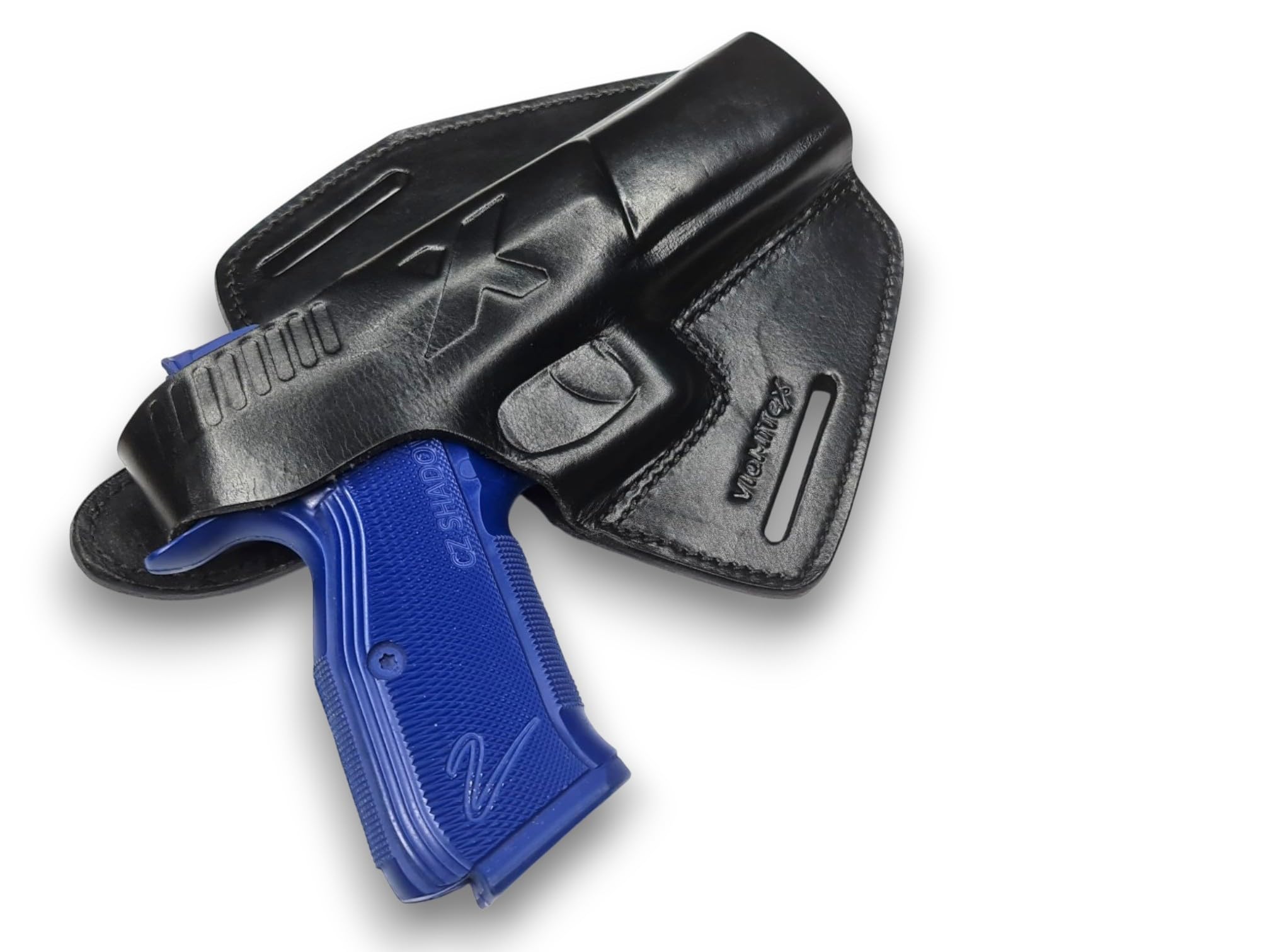 Amazon.co.jp: vlamitexブラックレザーホルスターのCZシャドウ2 / p-09