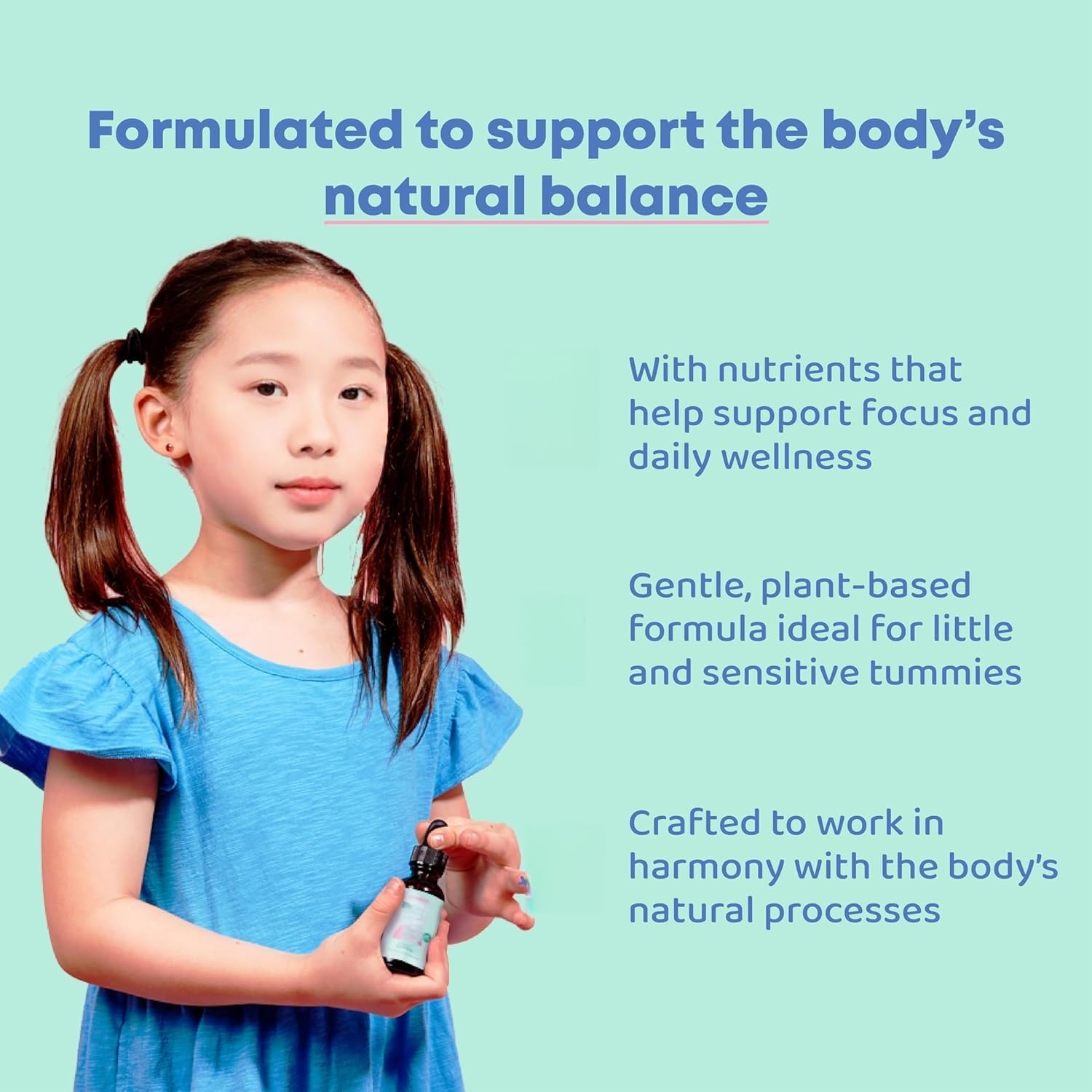 Gotas de zeolita para niños, desintoxicación suave y metabolismo energético