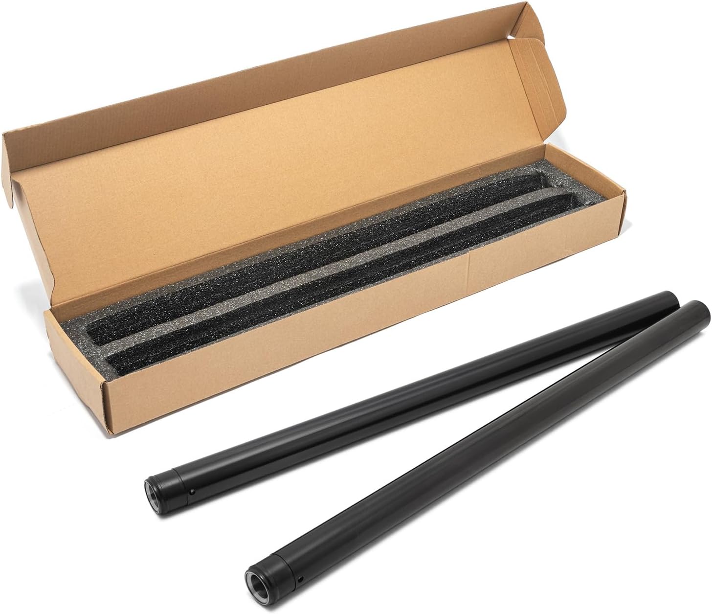 39mm Fork Tube 45395-09 46218-05 for Harley Sportser XL 883 1200 Iron 883 Nightster Forty-Eight Seventy-Two Superlow 37Mn5 Steel 26 4/5" Hard Chrome Finish