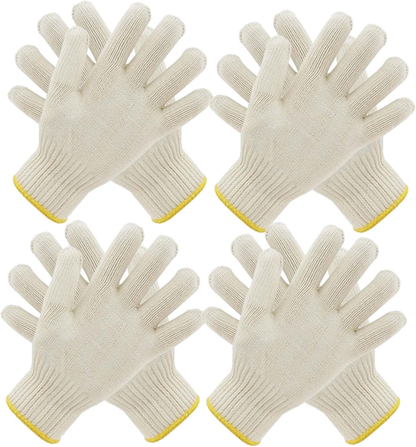 4 Pairs Oven Gloves with Fingers, Heat Resistant Gloves for Cooking, Grill & BBQCompact by Design (Amazon-developed Certification)