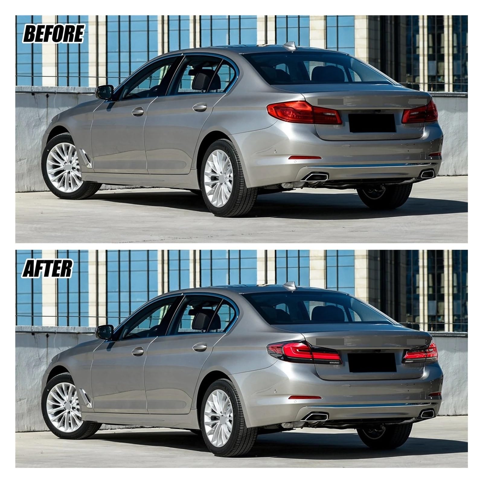 Piloto Trasero Kit Para BMW G30 5-Series F90 Para M5 5er 2017-2020 Señal Giro Secuencial E-mark Conjunto Lámparas Traseras No Compatibles Con Luces LED LCI G31