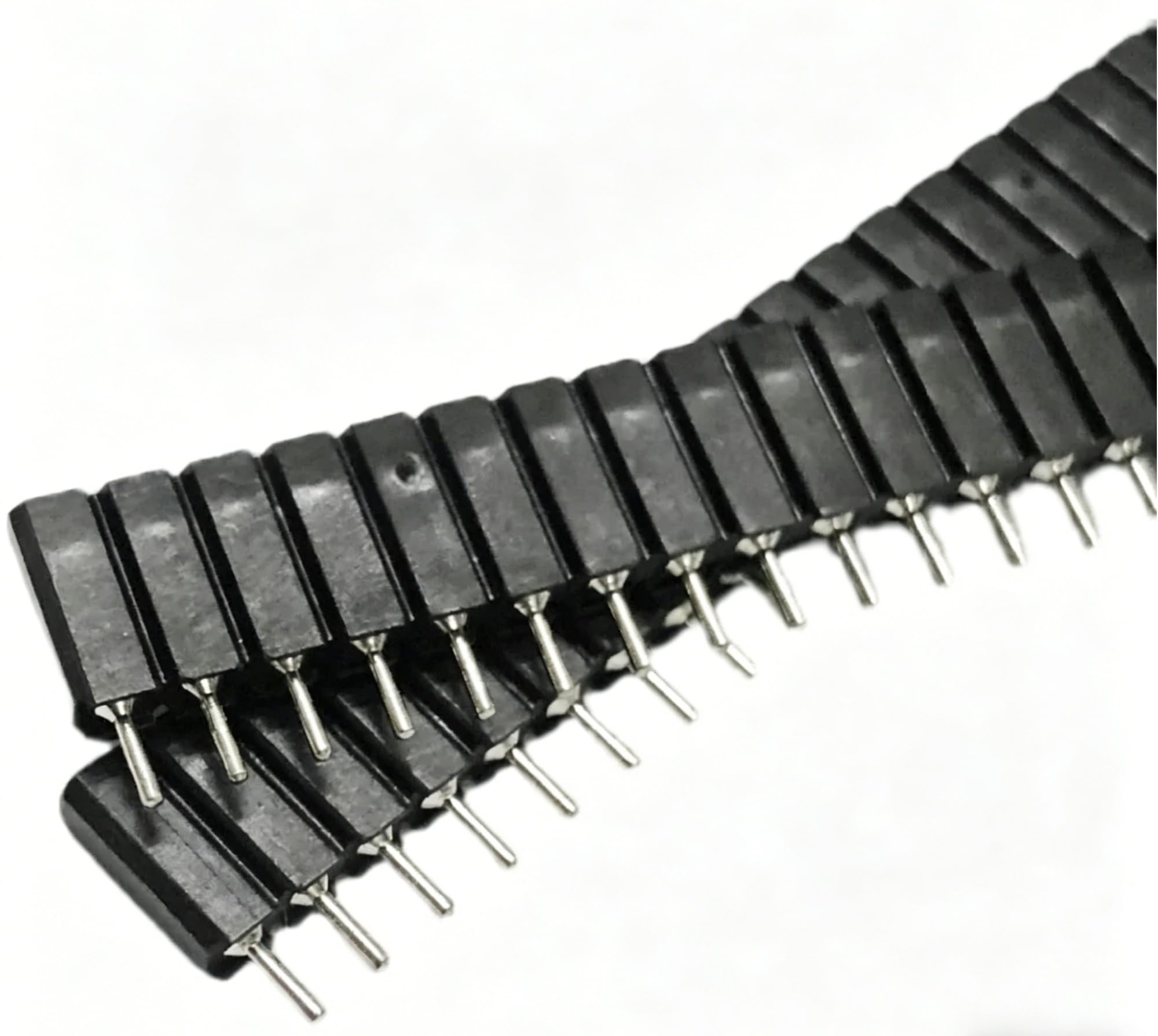 5 pièces, barrette femelle 1 rangée droite, 40 broches, pas 2,54 mm