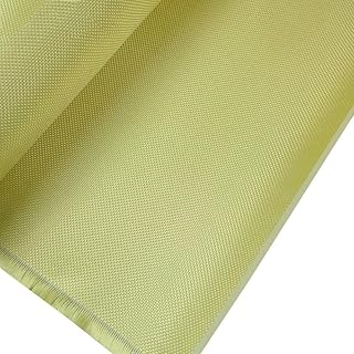 1M X1meter Folded 1500D Kevlar 1414 Cloth 220g Aramid Plain Weave Cut Resistant High Strength Yellow Cloth