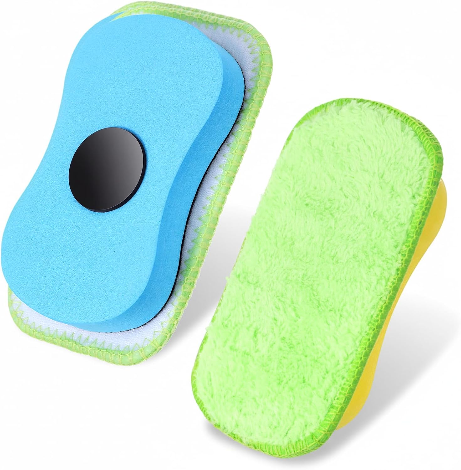 2 Pcs Chalk Eraser, Magnetic EVA Microfiber Chalkboard Eraser