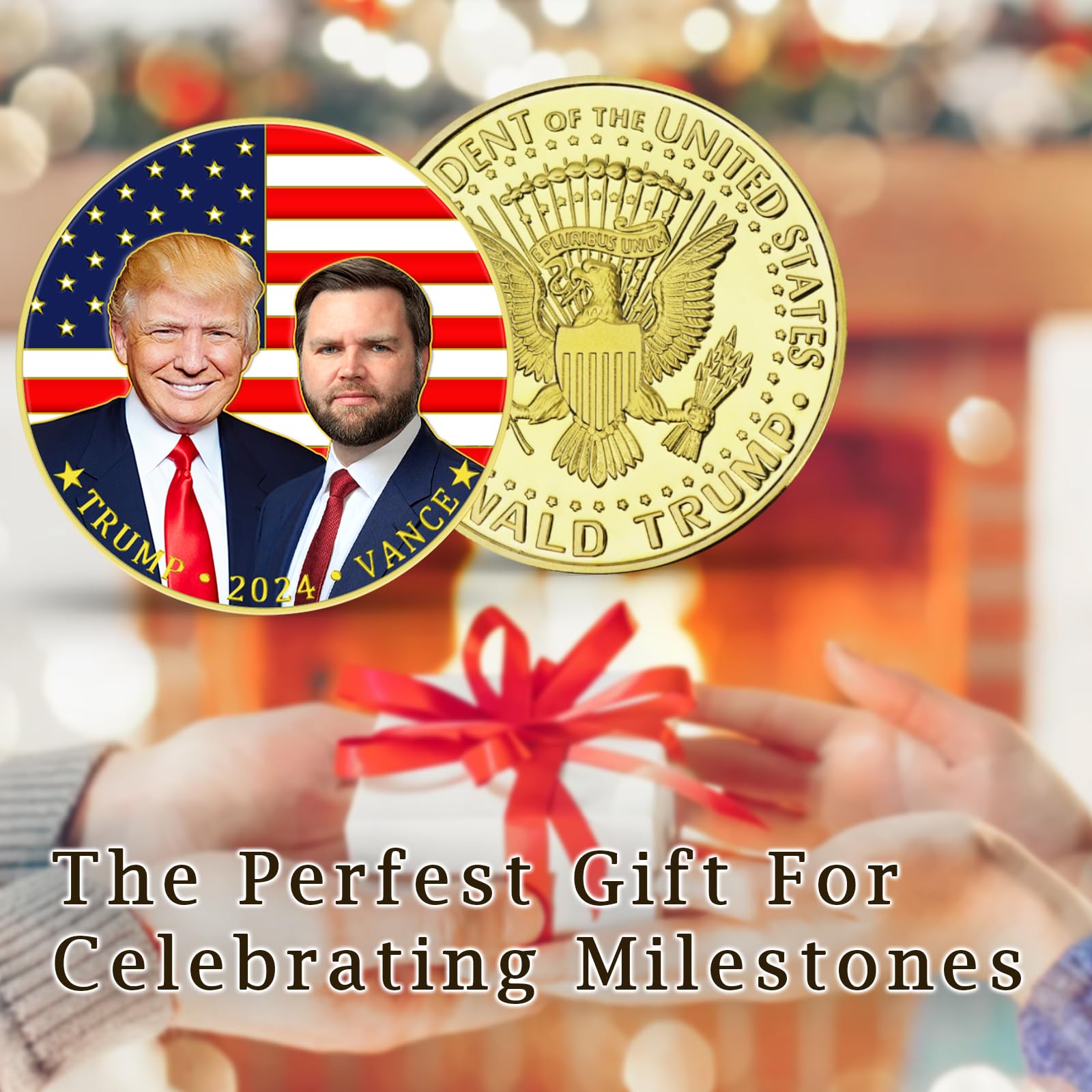 EL17-3 Trump Vance President 47 Challenge Coin Secret