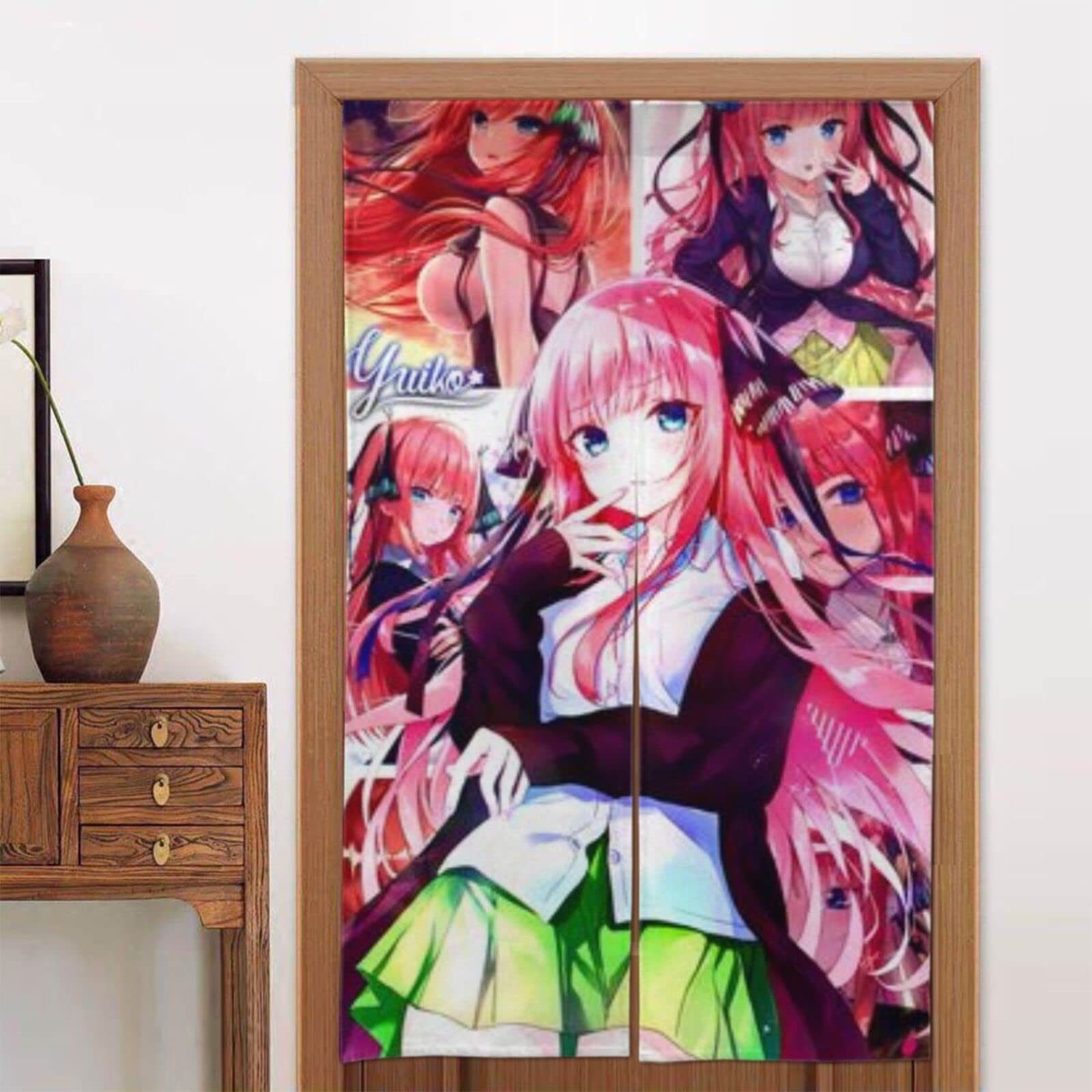Amazon｜のれん 五等分の花嫁 暖簾 目隠し カーテン ロング間仕切り