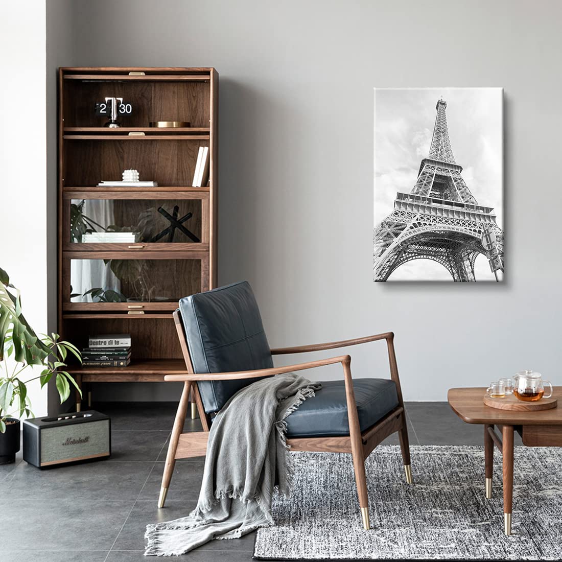 Amazon.co.jp: アートパネルパリのエッフェル塔インテリア絵画パリの街