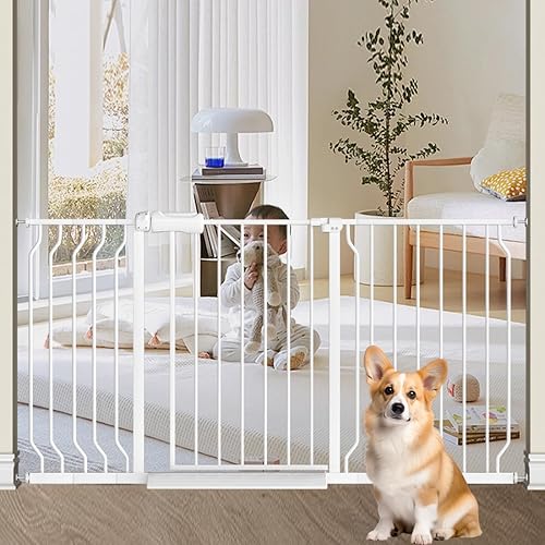 Miniatura 5 de Puerta estrecha para bebés con puerta de 24.5 a 29 pulgadas de ancho  Paseo a través de puertas para perros para puertas pequeñas  Puerta infantil
