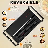 Vista 7 de WB31X24998 - Repuesto de plancha reversible para piezas de estufa GE, placa de plancha de hierro fundido WB31X24738 JXGRILL1 GE Gas Range Partes