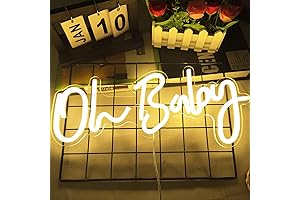 Oh Baby LED Neon Sign: A Stunning Backdrop Illuminator