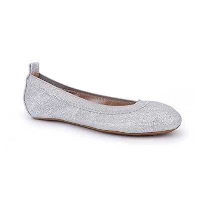 Yosi Samra Kids Miss Samara (Toddler/Little Kid/Big Kid) Girls Shoes Silver Glitter