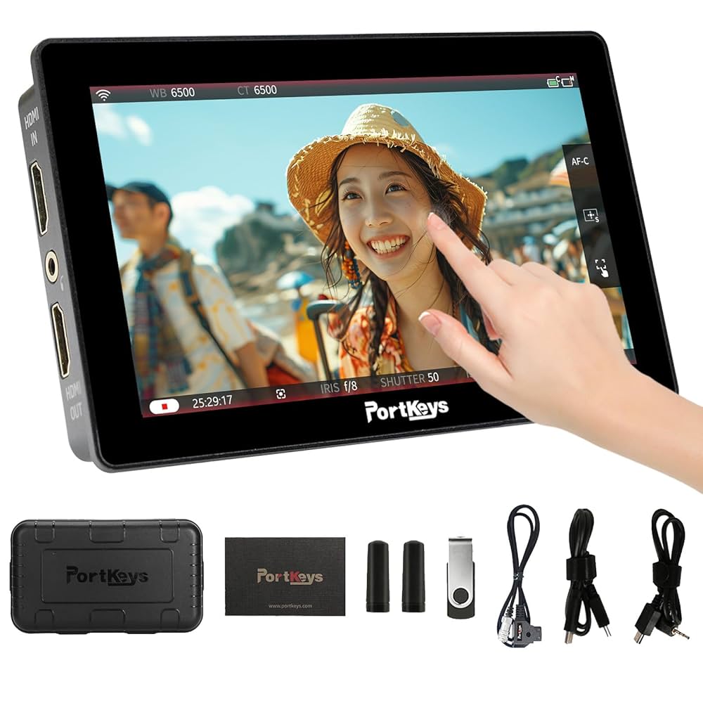 ビデオカメラ PortKeys LH5P Amazon.co.jp: Portkeys LH5P II 5.5'' 4K カメラモニターフル