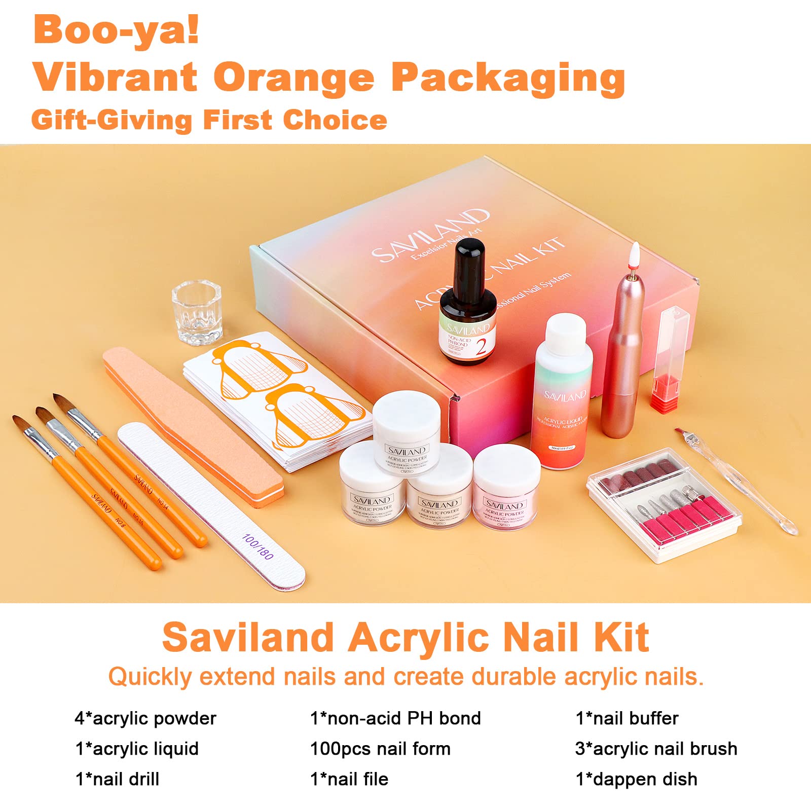 Amazon.co.jp: Saviland アクリルネイルキット ドリル×無酸プライマー