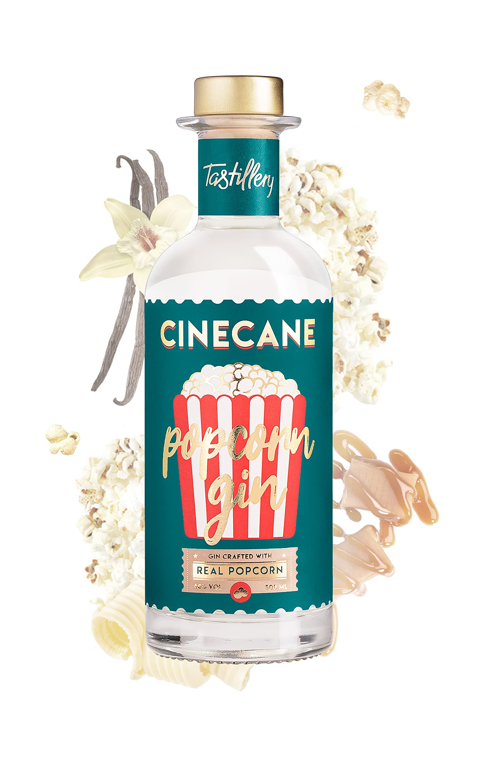 CINECANE Popcorn Gin | 40% Vol. 0,5 L
