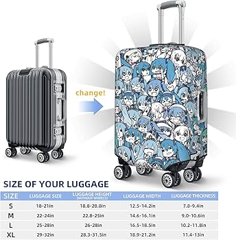 Amazon.co.jp: 初音ミク miku 美少女 萌え スーツケースカバー