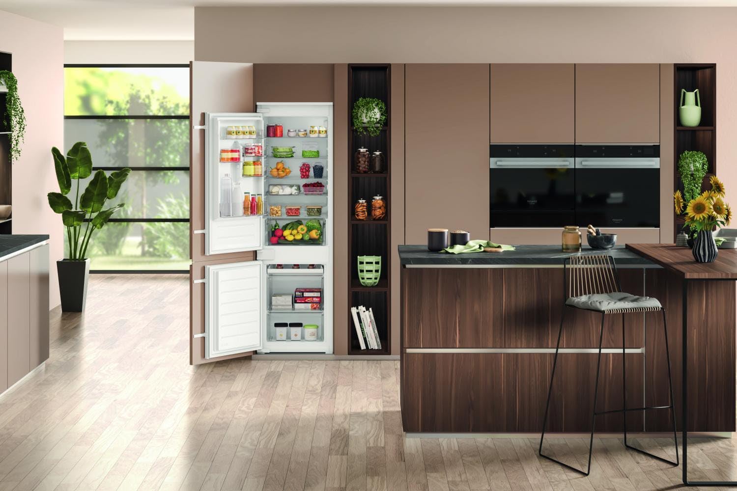 Hotpoint HAC18D021A1 LH - Frigorifero Combinato Installazione da Incasso 273 Litri Classe Energetica E