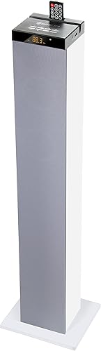 Miniatura 11 de GOgroove Altavoz de Torre Bluetooth con Subwoofer Integrado - Altavoz Doméstico de Pie con Graves Potentes y Controladores Duales, Potencia Máxima