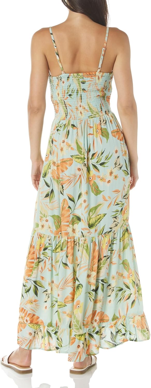 Angie Womens Angie Women's Floral Maxi Dress with Cutout - Image 2